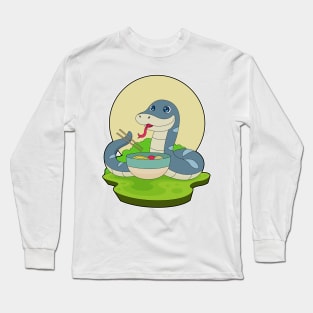 Snake Ramen Long Sleeve T-Shirt